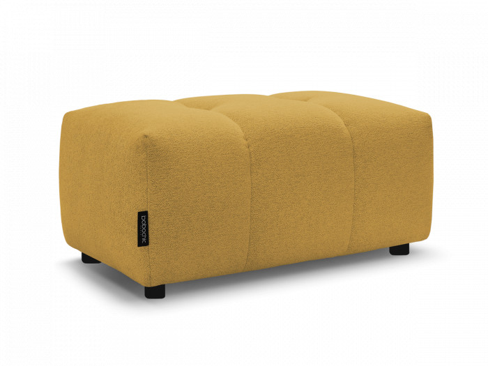 Pouf ROXELANE tissu chiné