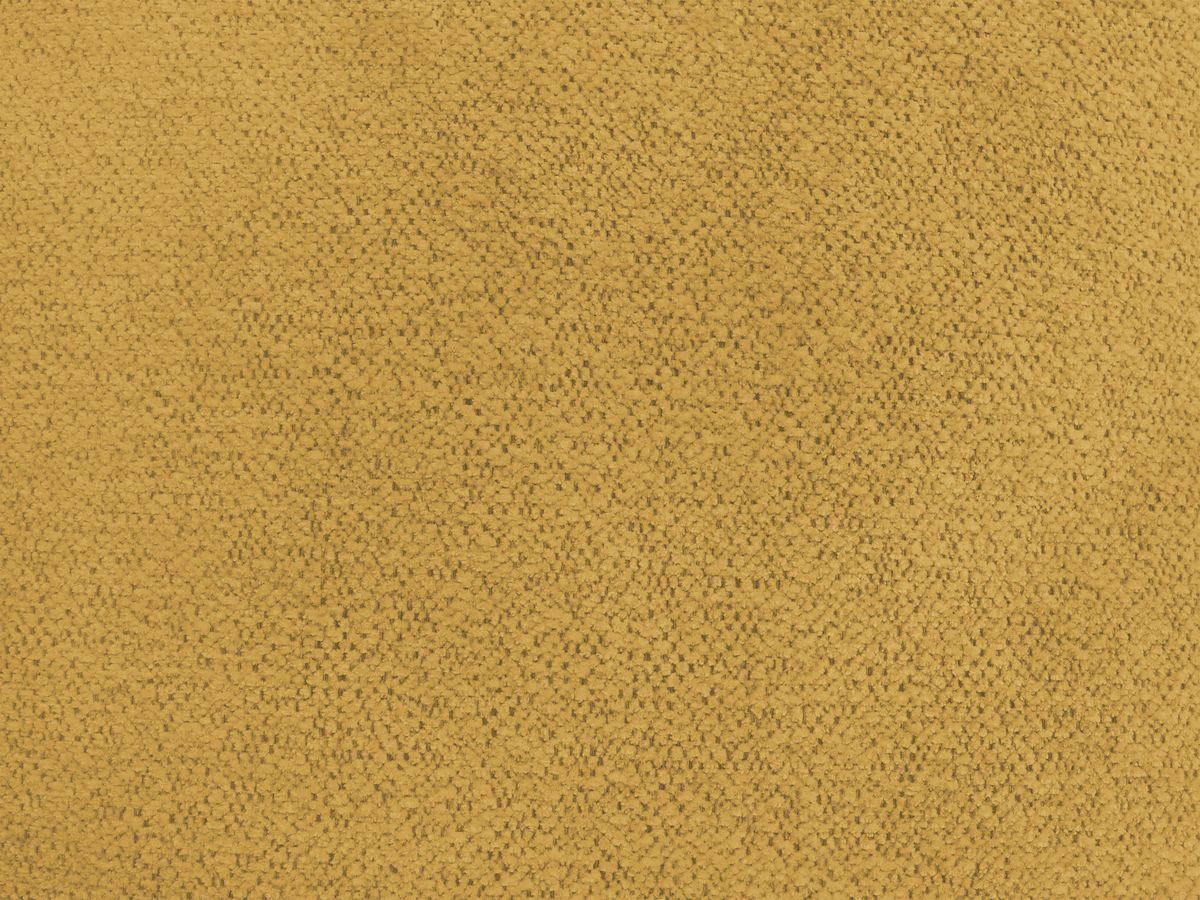Canapé d'angle fixe EVEREST tissu chiné - Orange - Angle droit - 10 coussins