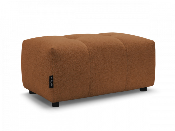 Pouf ROXELANE tissu chiné