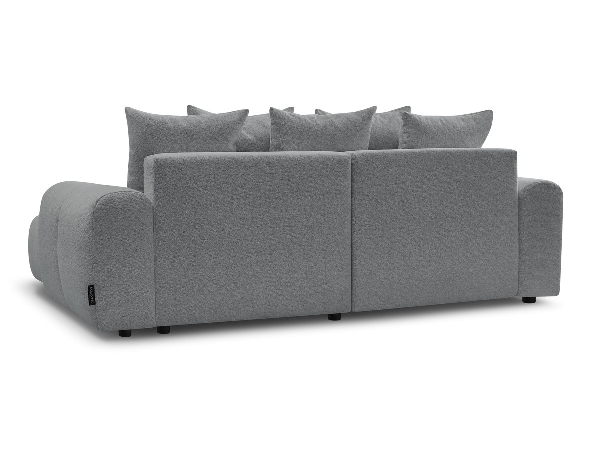 Canapé d'angle convertible coffre ROXELANE tissu chiné