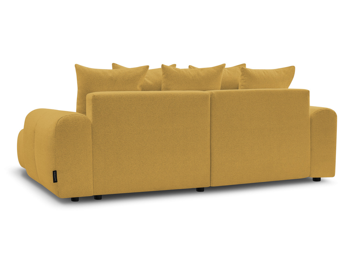 Canapé d'angle convertible coffre ROXELANE tissu chiné