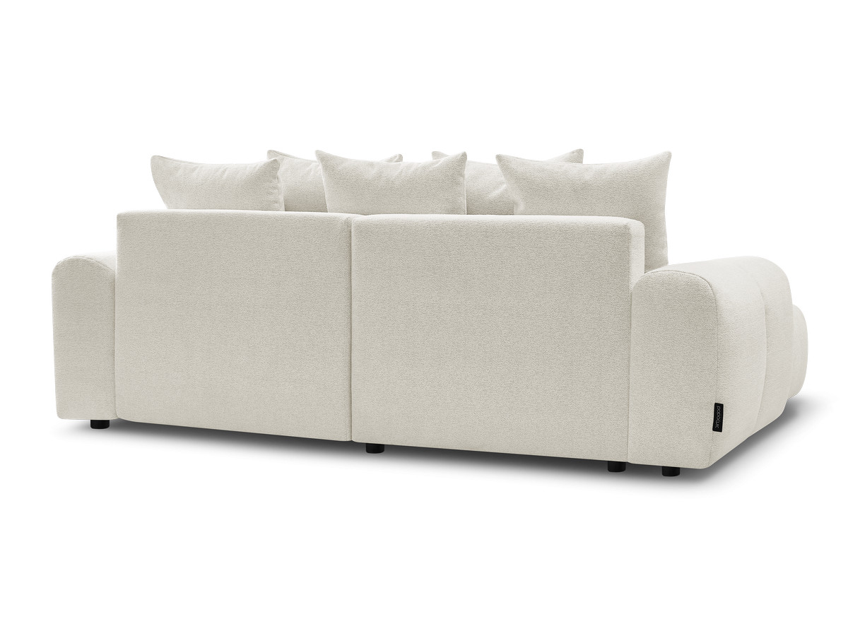 Canapé d'angle convertible coffre ROXELANE tissu chiné