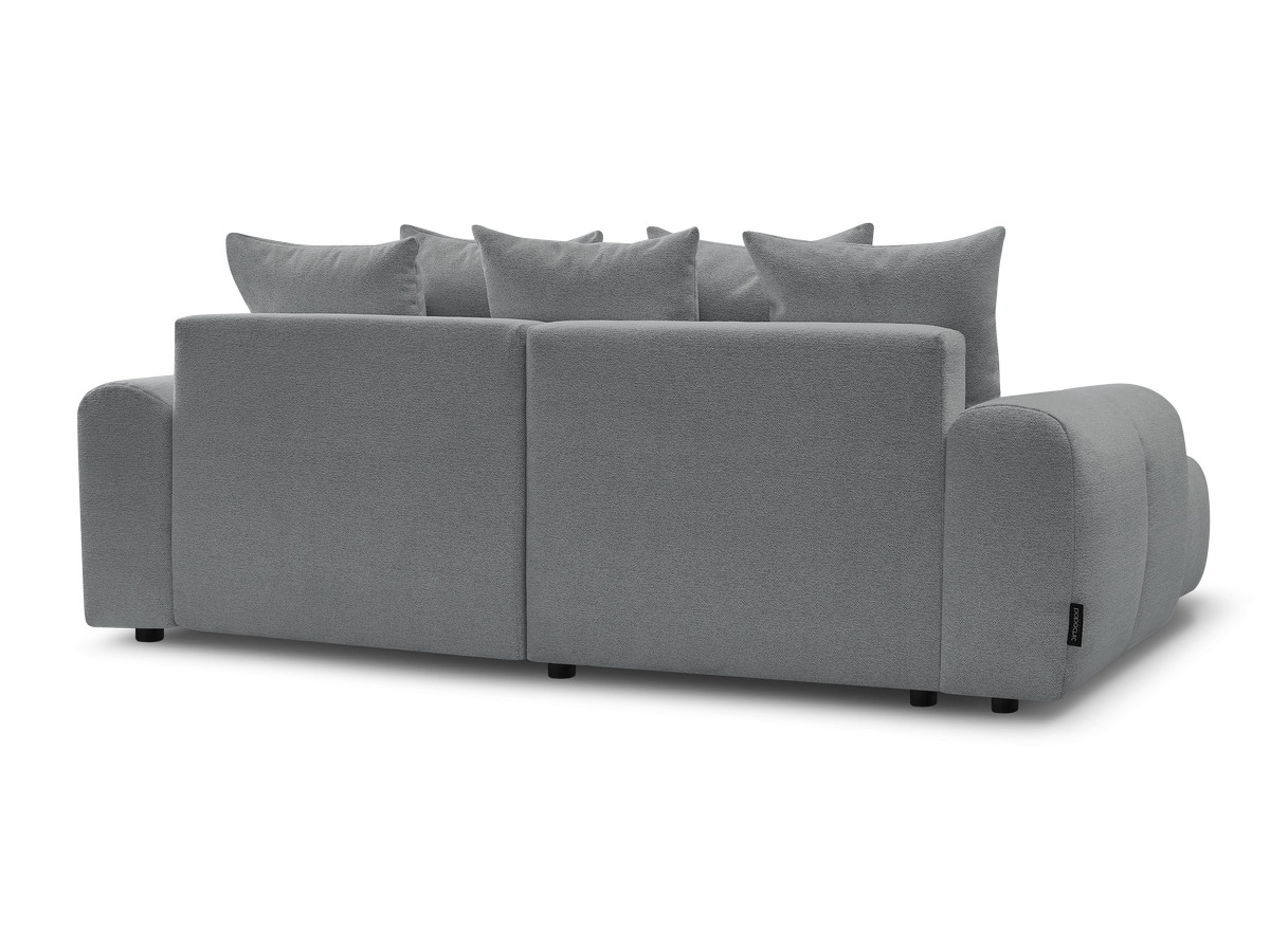 Canapé d'angle convertible coffre ROXELANE tissu chiné