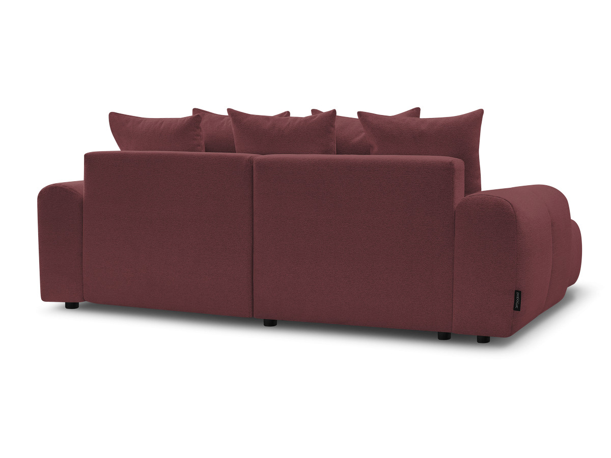 Canapé d'angle convertible coffre ROXELANE tissu chiné