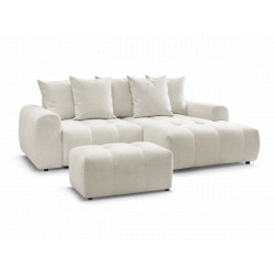 Angle convertible coffre + pouf
