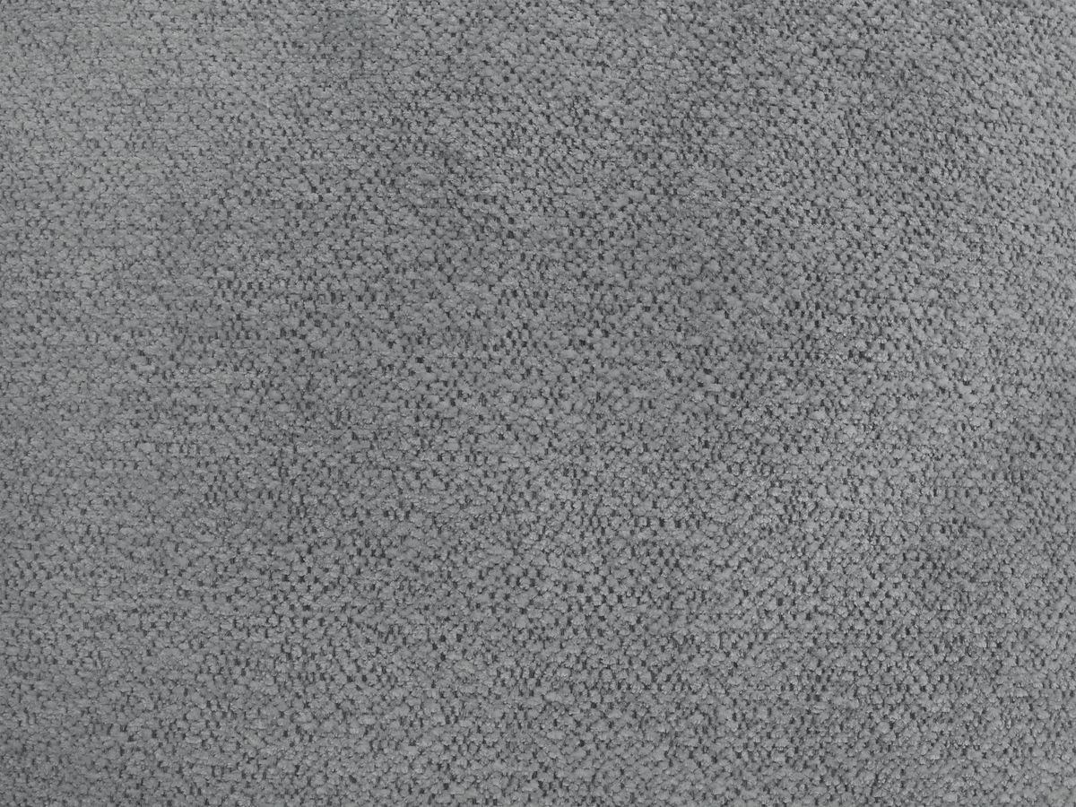 Canapé d'angle convertible coffre ROXELANE tissu chiné avec pouf