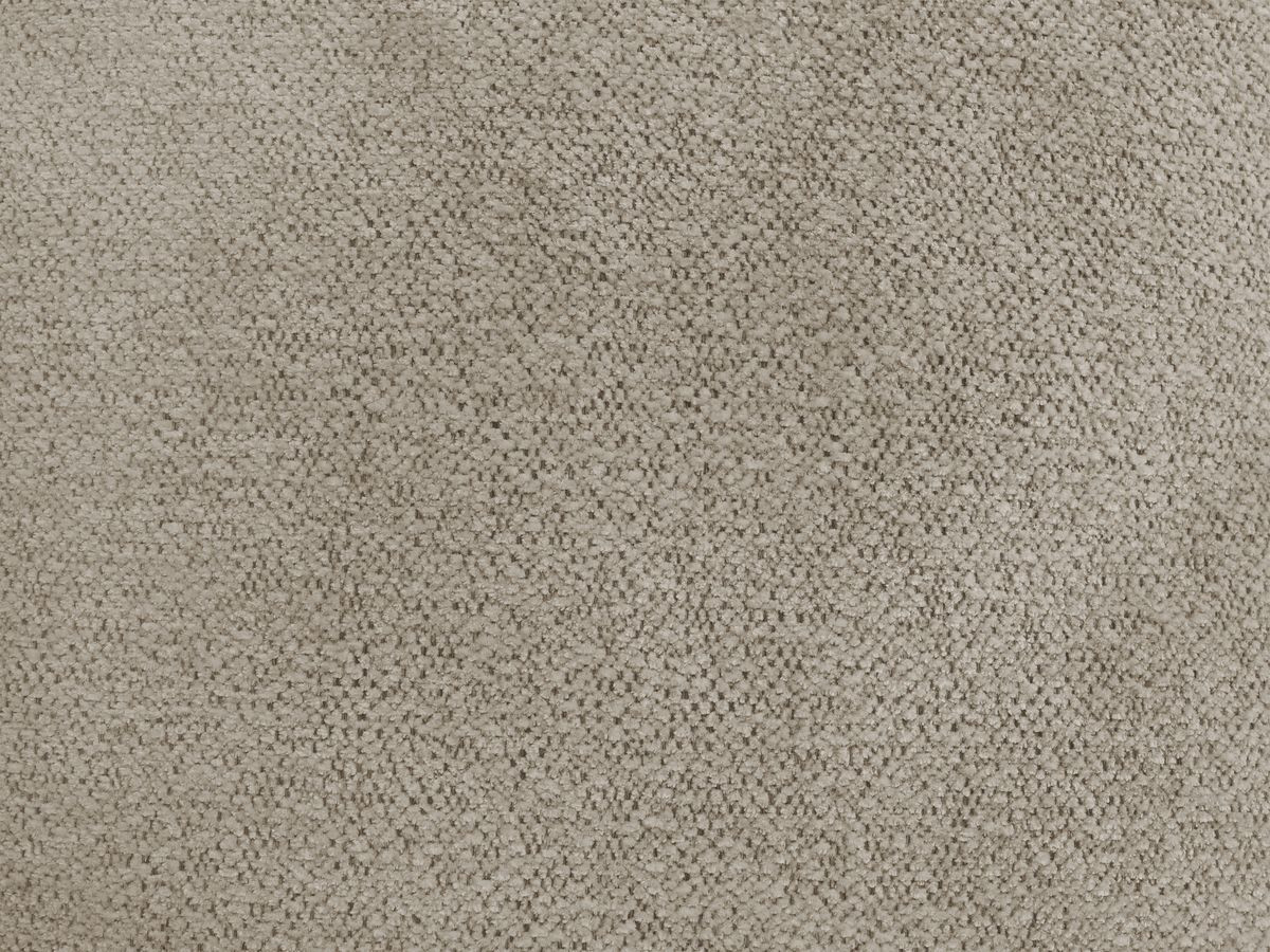 Canapé d'angle convertible coffre ROXELANE tissu chiné avec pouf