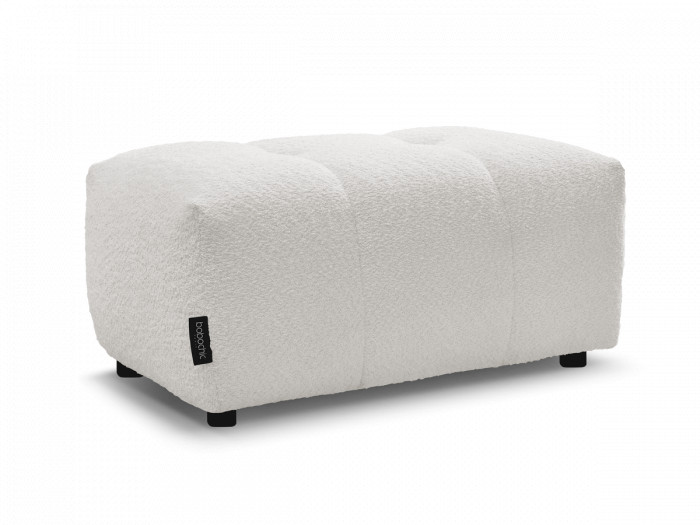 Pouf ROXELANE tissu bouclette