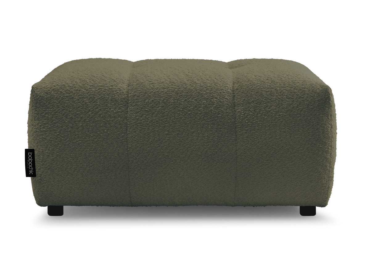 Pouf ROXELANE tissu bouclette