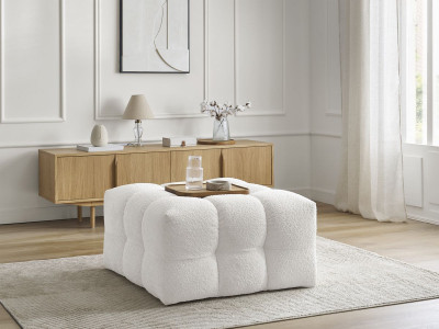 Pouf CLOUD tissu bouclette