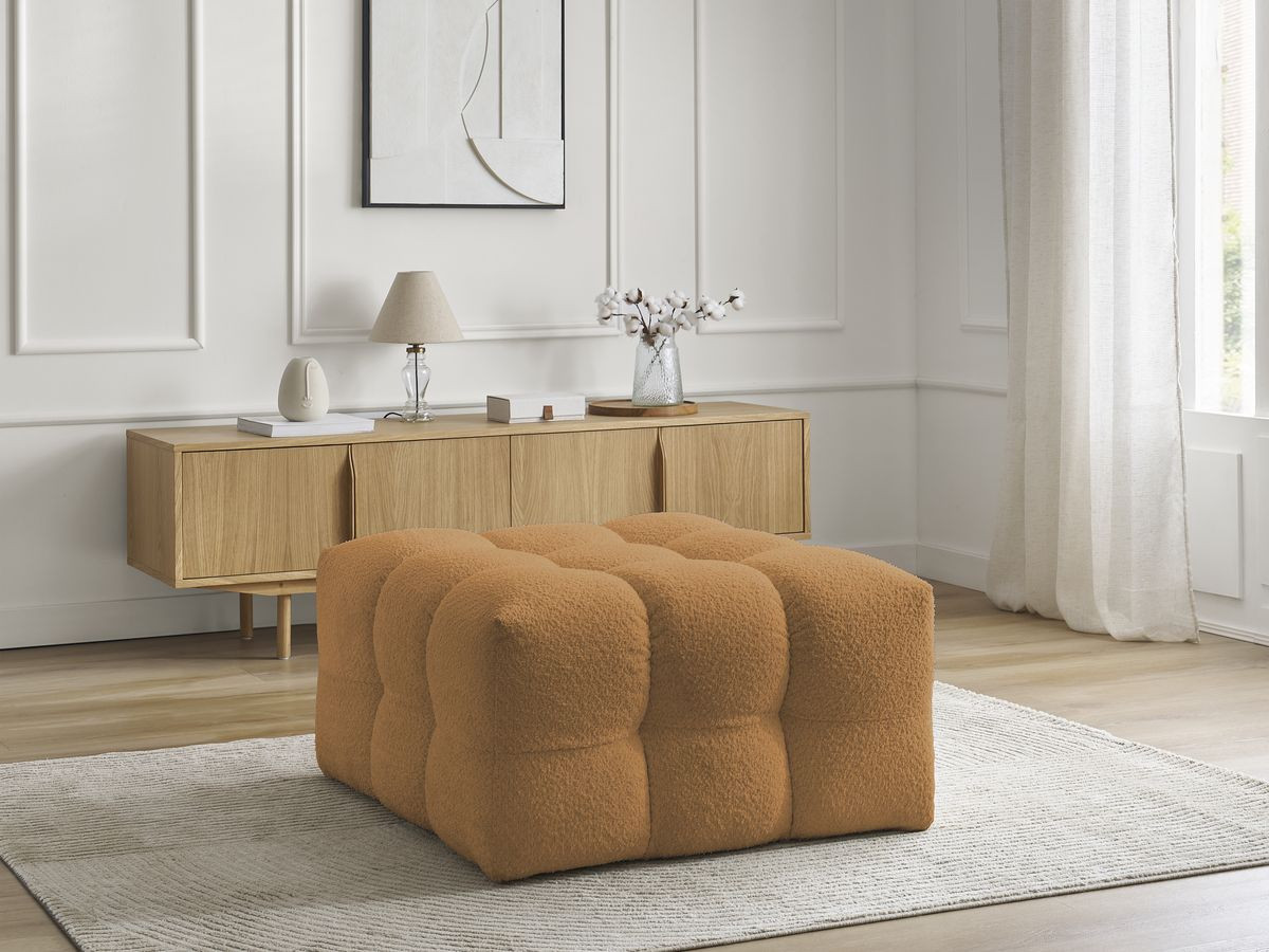 Pouf CLOUD bouclette jaune — vue 6