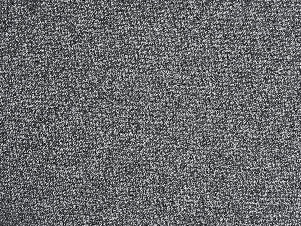 Canapé d'angle fixe EVEREST tissu chiné - Orange - Angle droit - 10 coussins