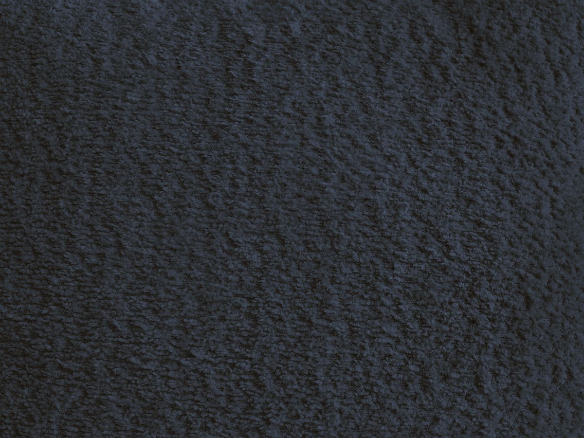 Canapé droit convertible 3 places CLOUD tissu bouclette avec pouf