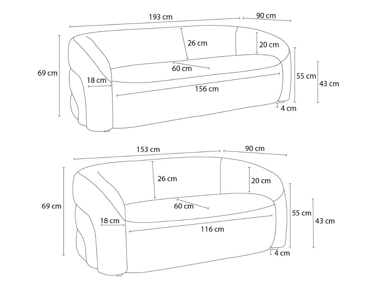 Canapé d'angle fixe EVEREST tissu chiné - Orange - Angle droit - 10 coussins