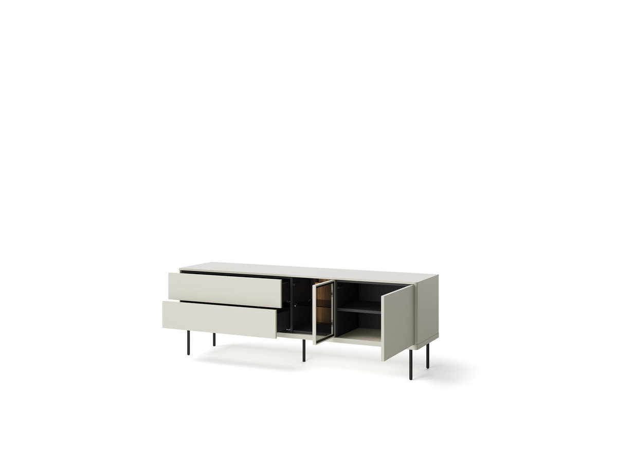 ESPERA set met 161 cm dressoir + 161 cm tv-meubel met ledverlichting