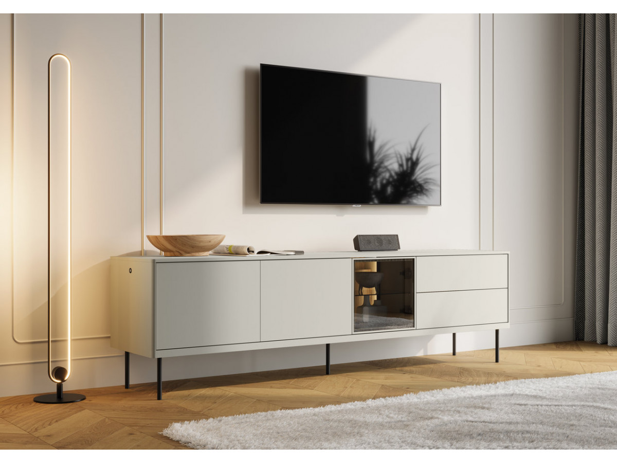 ESPERA set met 194 cm dressoir + 194 cm tv-meubel met ledverlichting