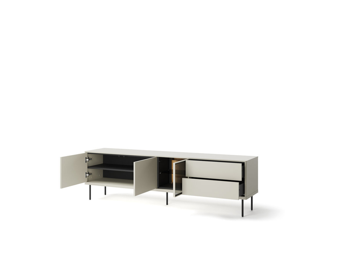 ESPERA set met 194 cm dressoir + 194 cm tv-meubel met ledverlichting