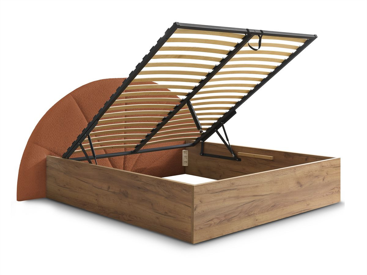 DORIAN opbergbed in badstof