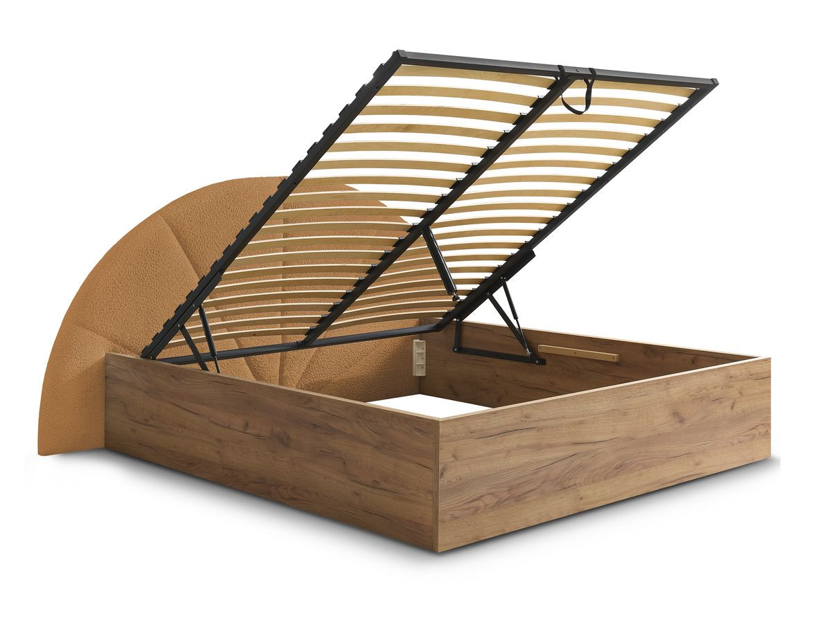 DORIAN opbergbed in badstof