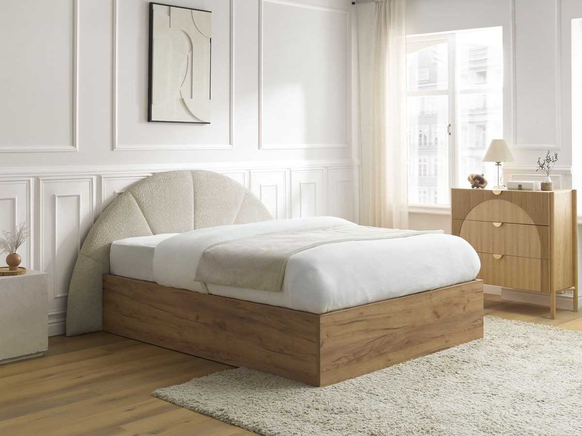 DORIAN opbergbed in badstof