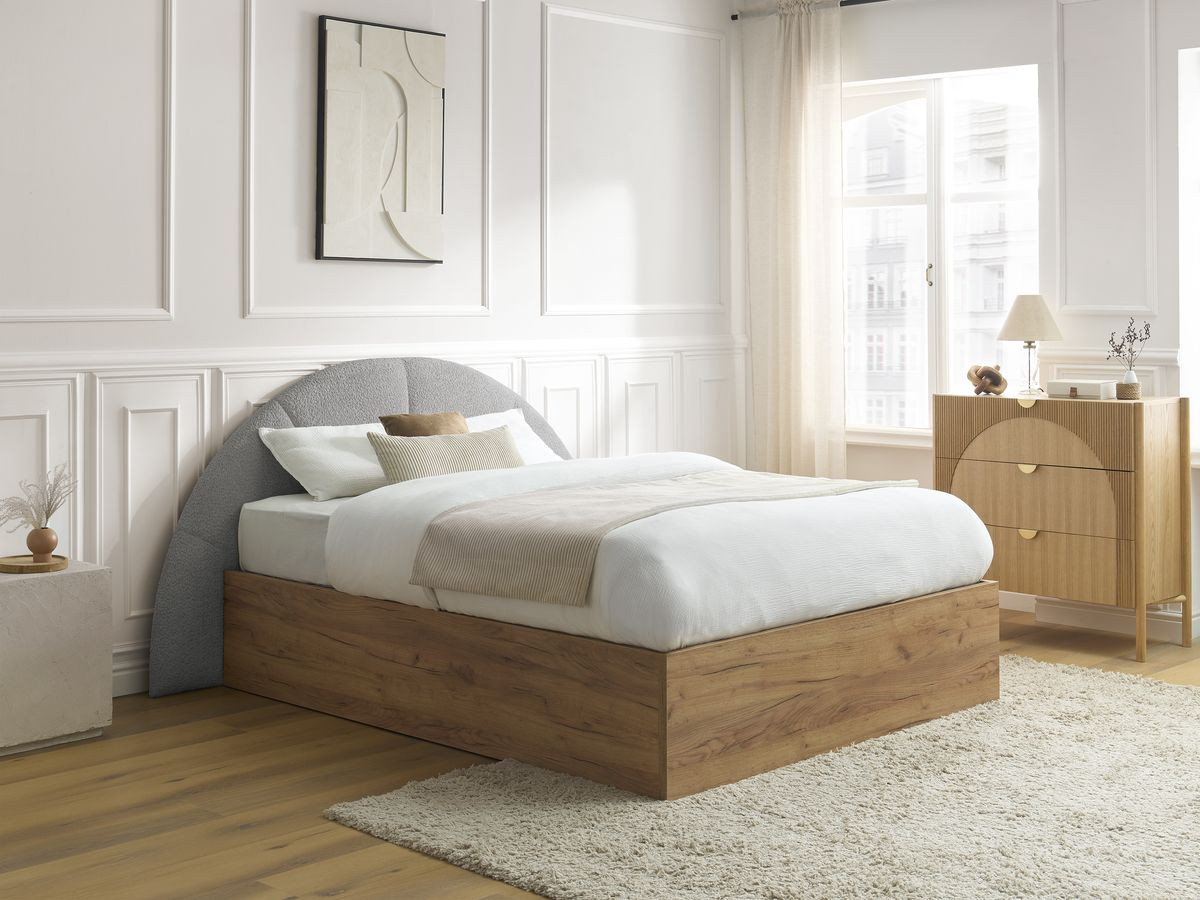 DORIAN opbergbed in badstof