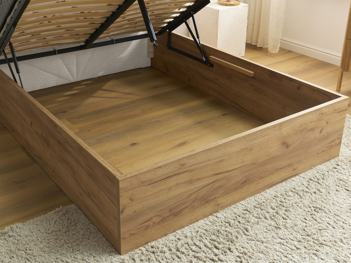 DORIAN opbergbed in badstof