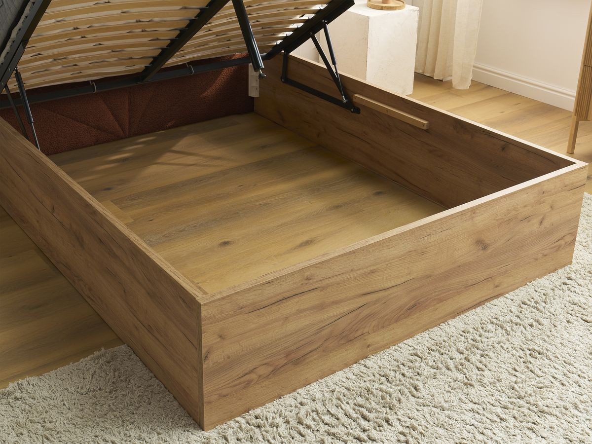 DORIAN opbergbed in badstof