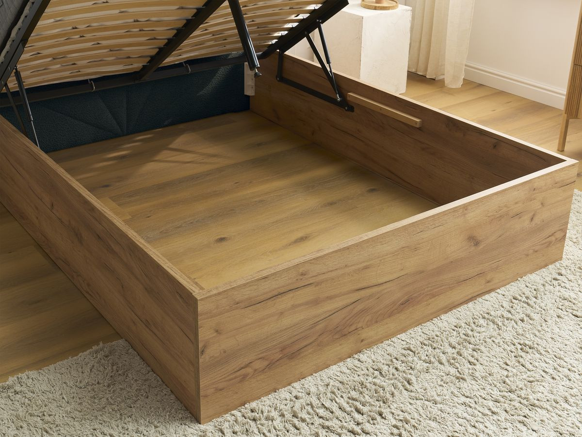 DORIAN opbergbed in badstof