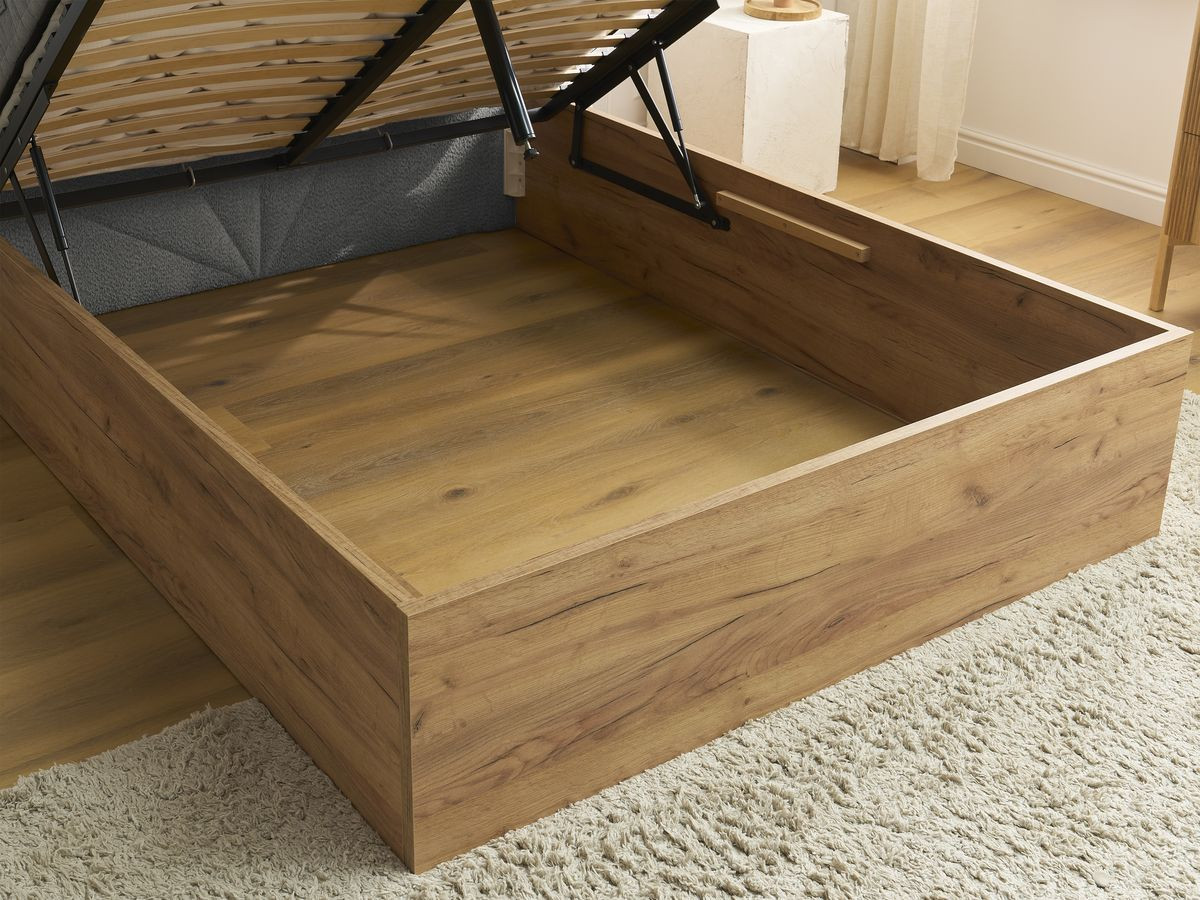 DORIAN opbergbed in badstof