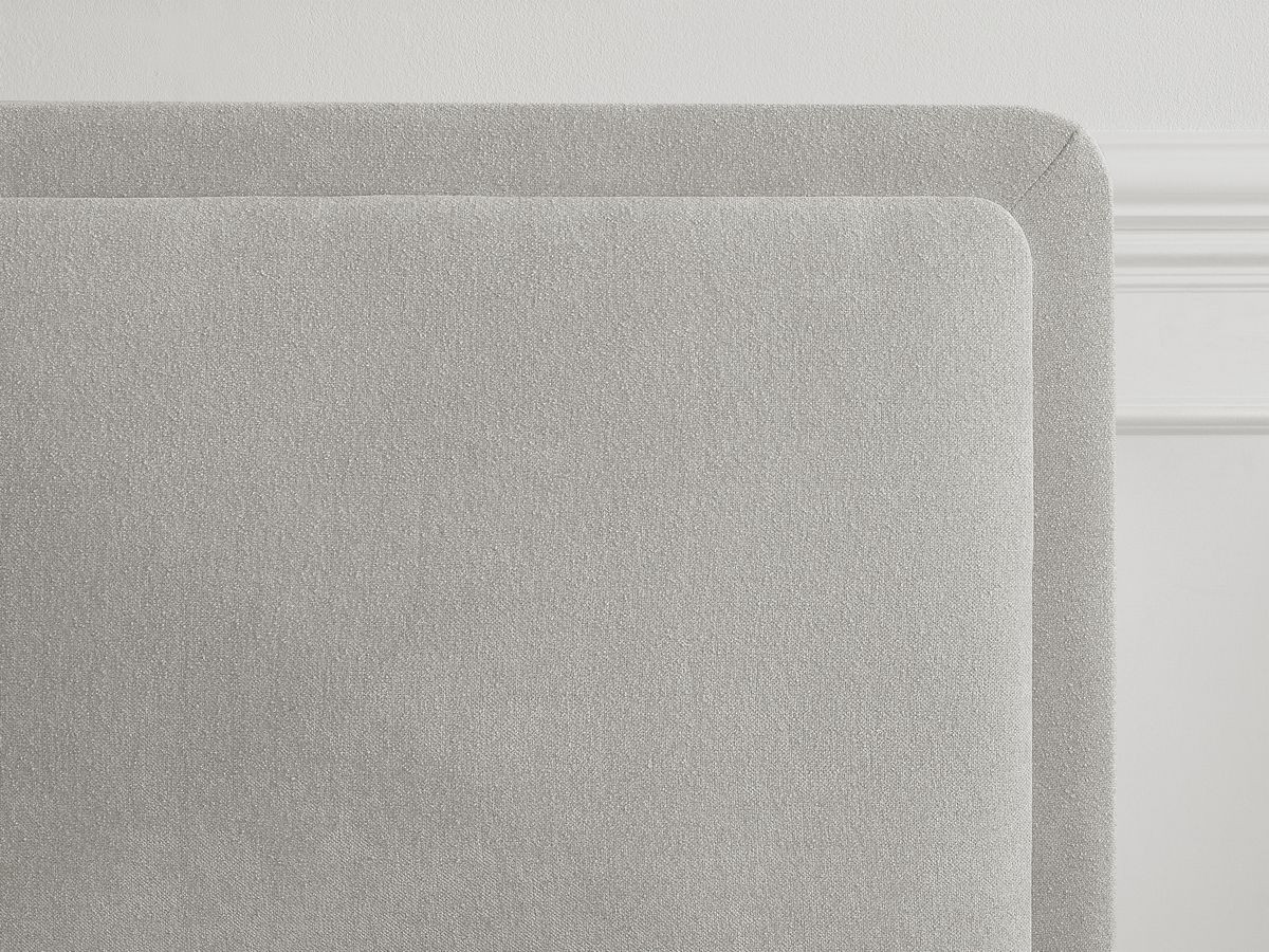 Lit MARA texturé avec lattes massives gris — vue 6