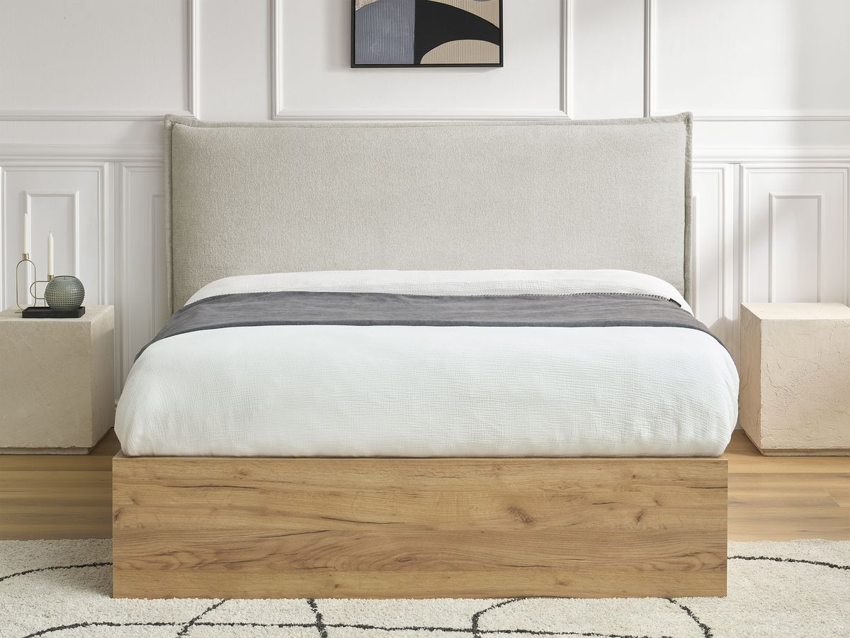 Lit coffre CHARLIE beige — vue 5