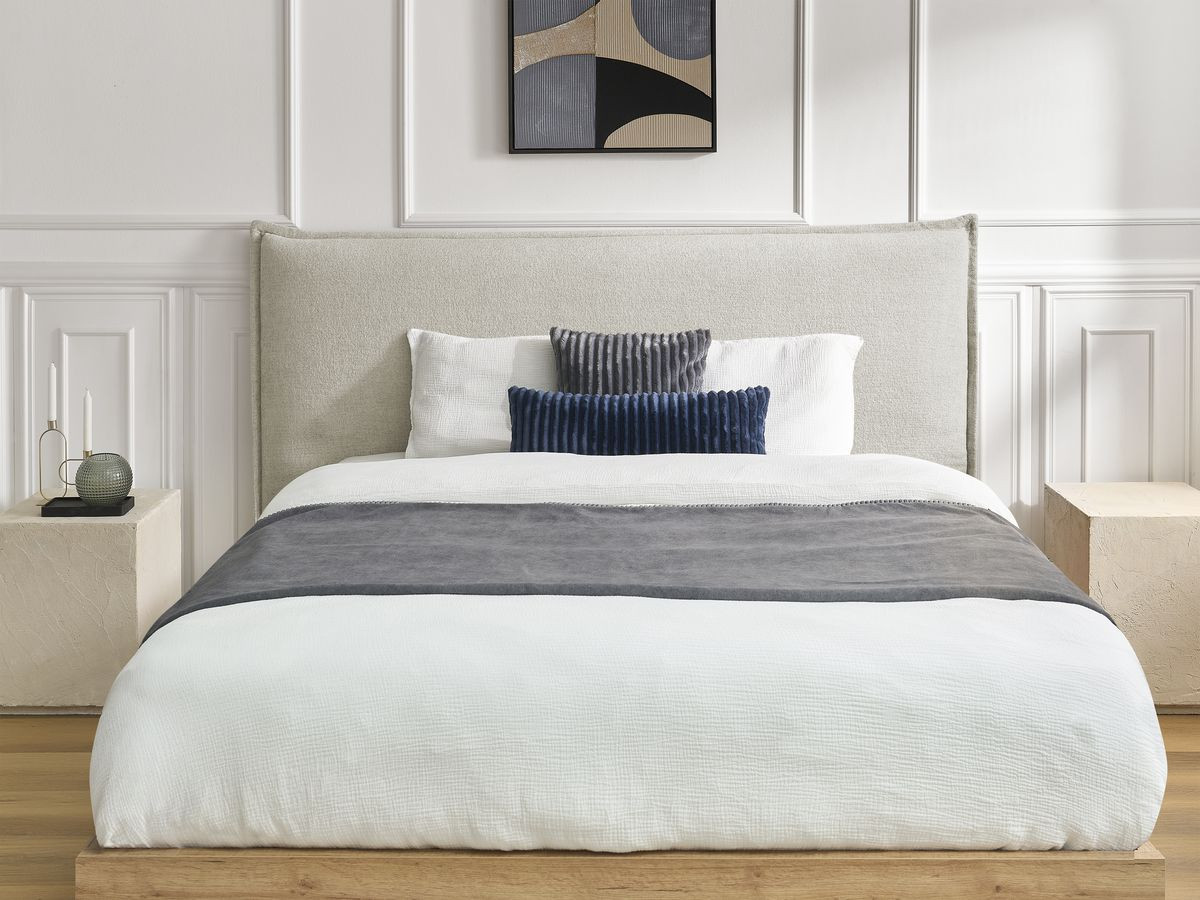 Lit coffre CHARLIE beige — vue 6