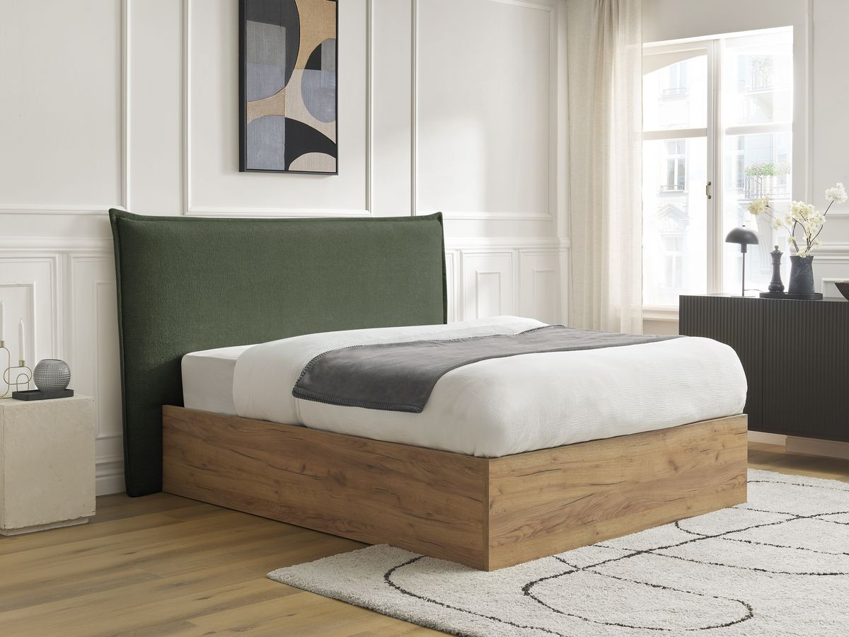 Lit coffre CHARLIE vert — vue 4