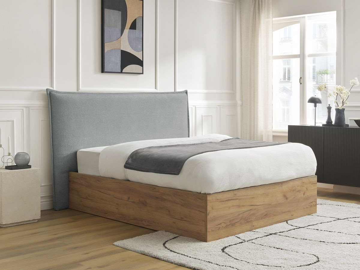 Lit coffre CHARLIE gris — vue 4