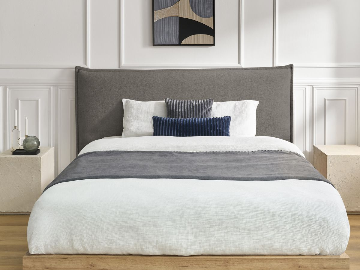 Lit coffre CHARLIE taupe — vue 6