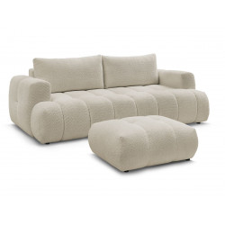 Droit convertible coffre + pouf