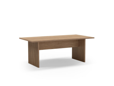 Table à manger 200 cm AGATHE effet chêne