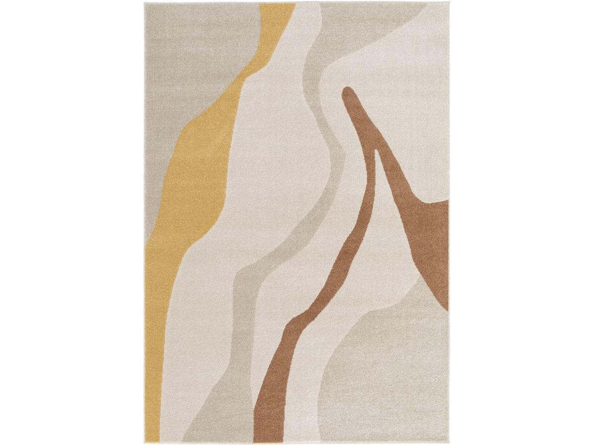 ULYS laagpolig vloerkleed met abstract patroon