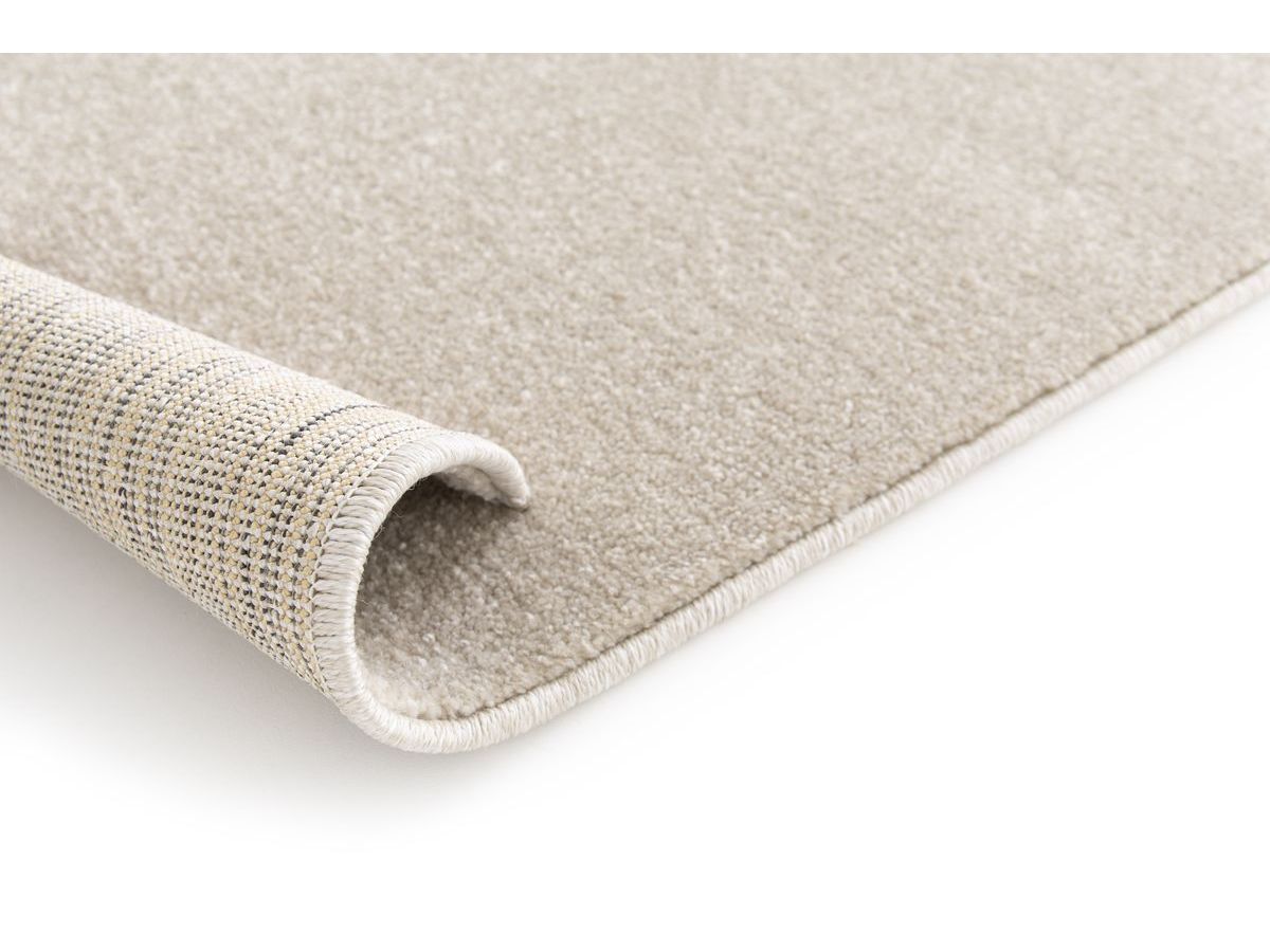 Tapis poils ras ULYS motif abstrait beige — vue 6