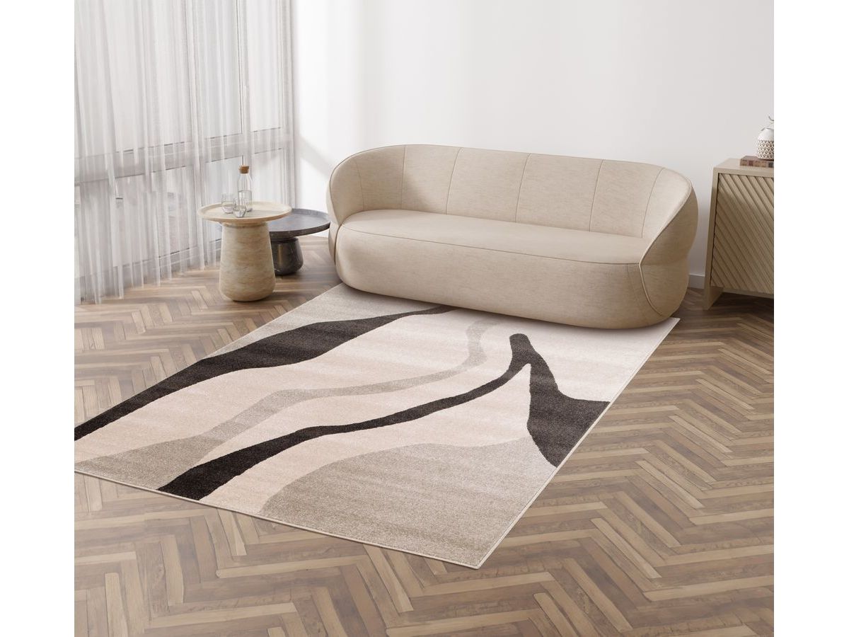 ULYS laagpolig vloerkleed met abstract patroon