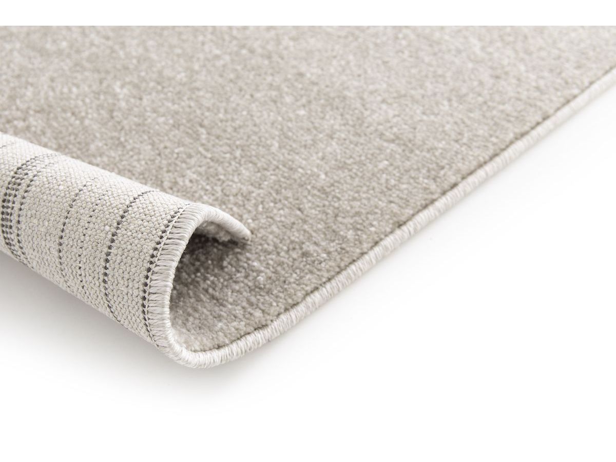 Tapis poils ras ULYS motif abstrait gris — vue 5