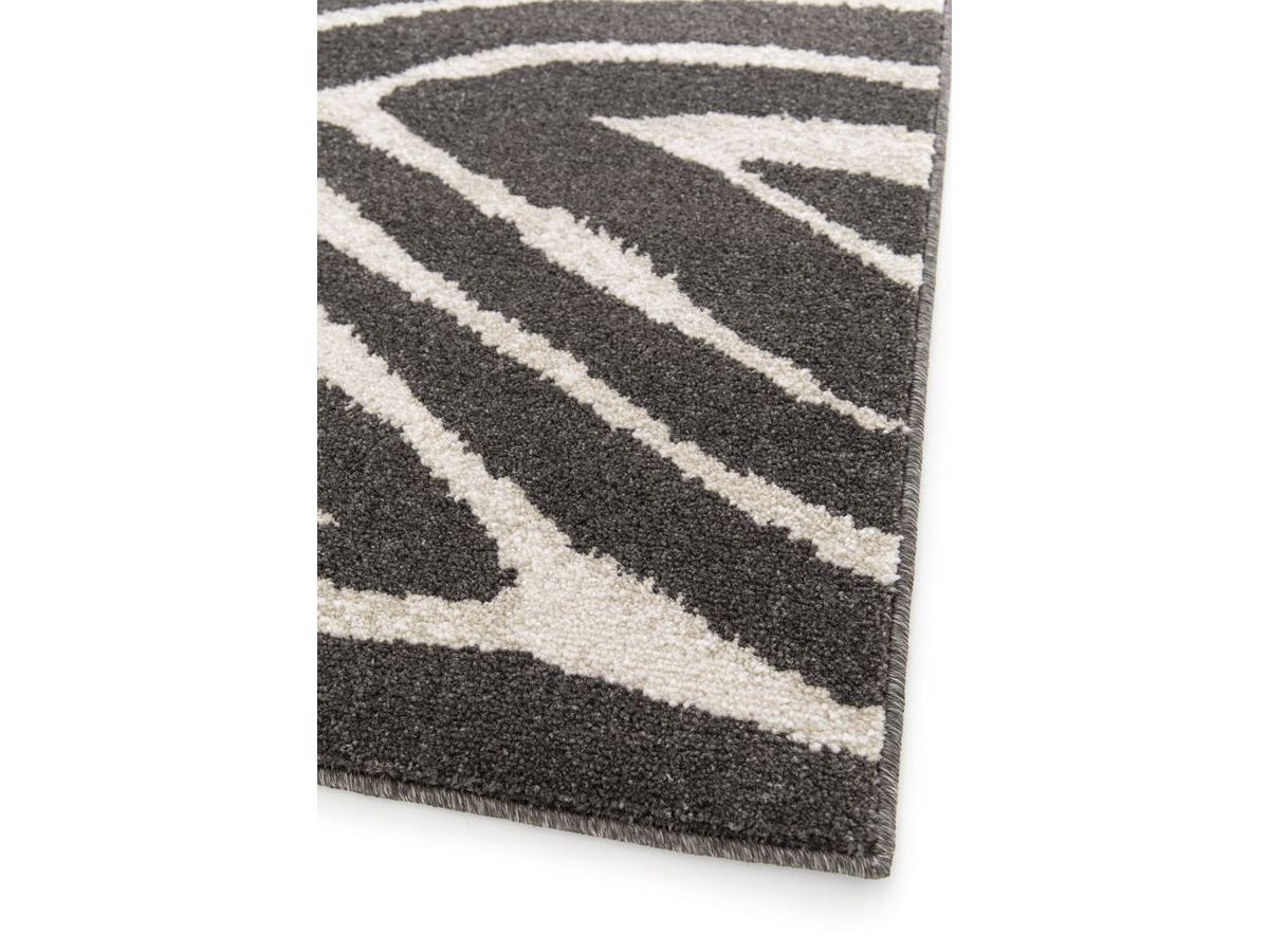 Tapis poils ras ZAYN motif abstrait