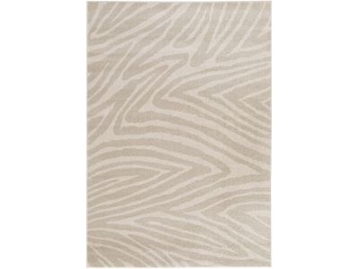 Tapis poils ras ZAYN motif abstrait