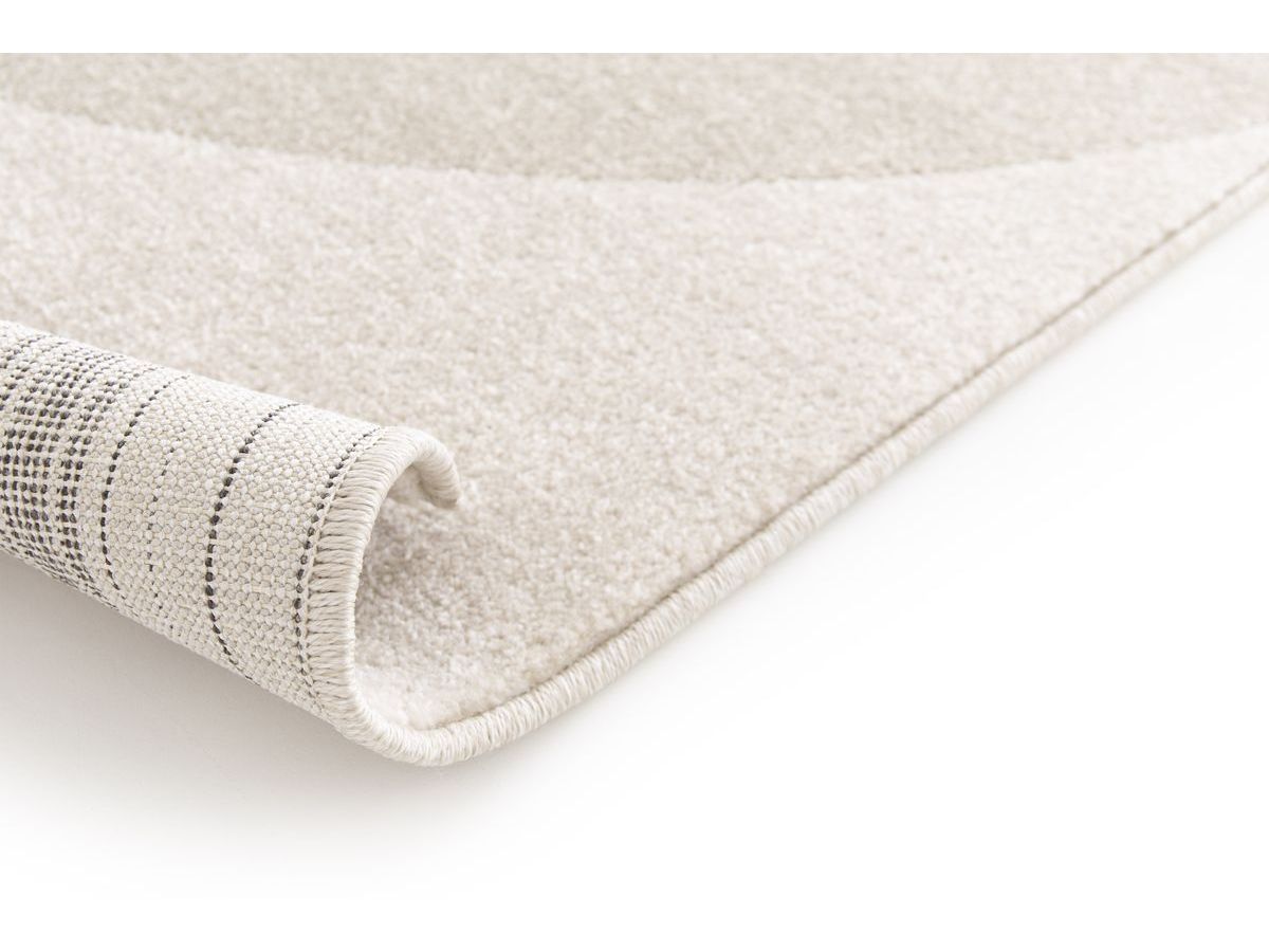 Tapis poils ras IRENA motif abstrait beige — vue 6