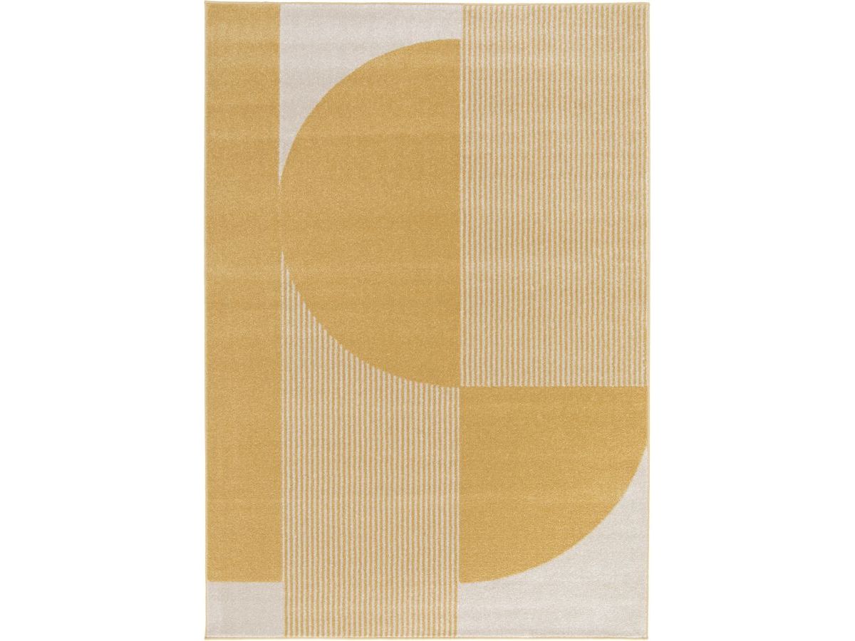 IRENA laagpolig vloerkleed met abstract patroon