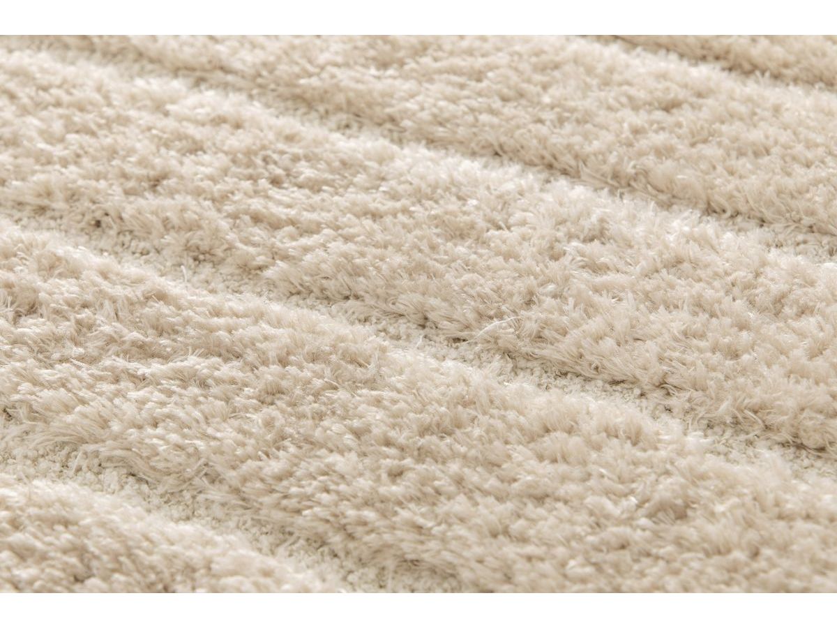 CYRELLO langpolig vloerkleed met grafisch patroon