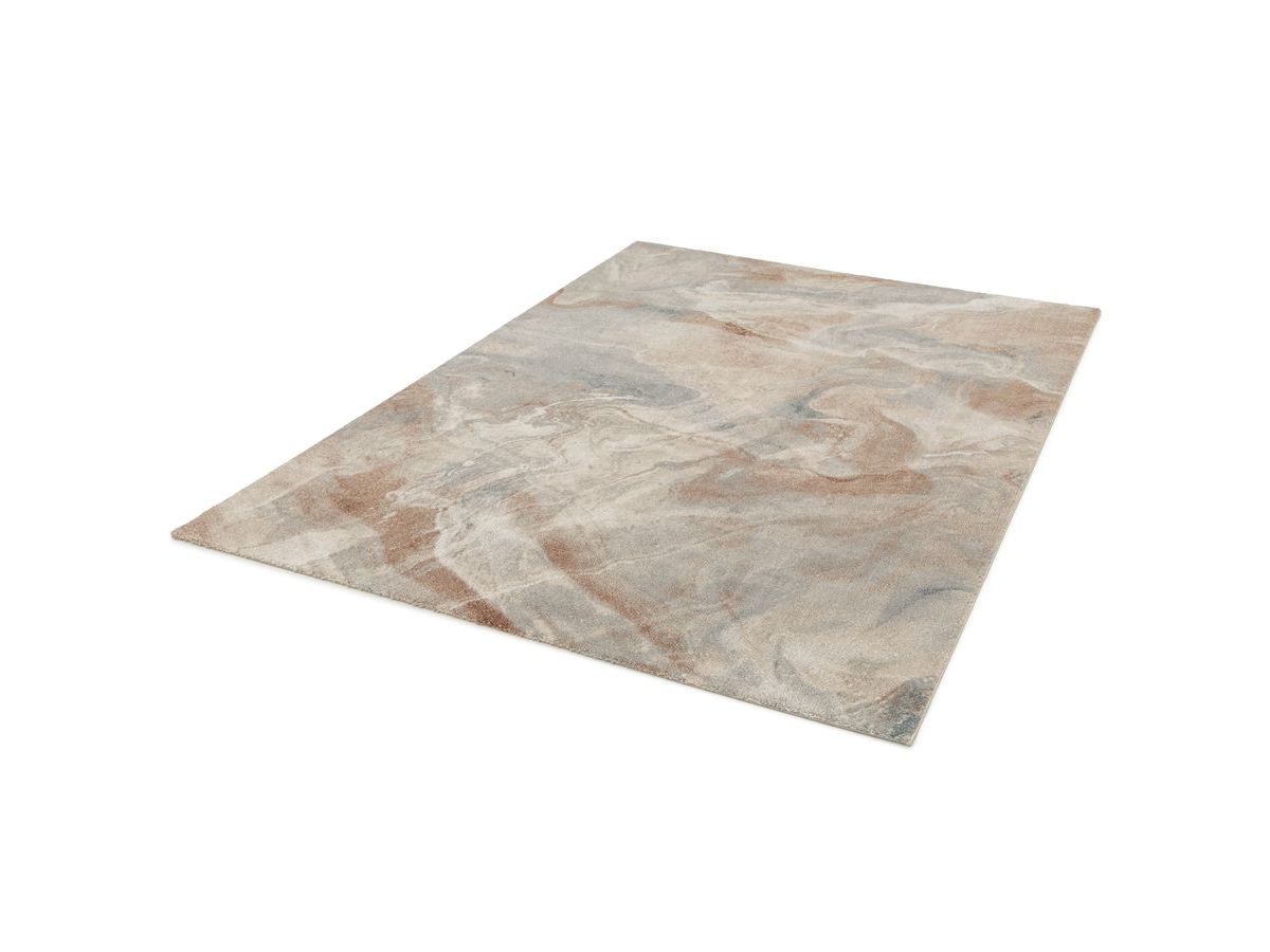 RIVIERE laagpolig vloerkleed met abstract patroon