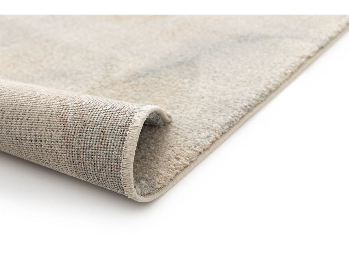 Tapis poils ras RIVIERE motif abstrait bleu — vue 5