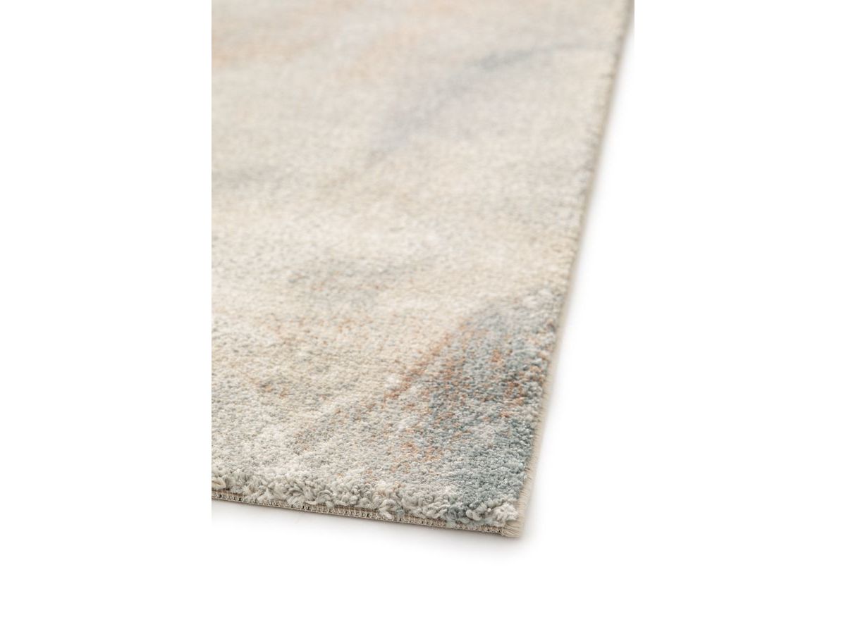 Tapis poils ras RIVIERE motif abstrait bleu — vue 6
