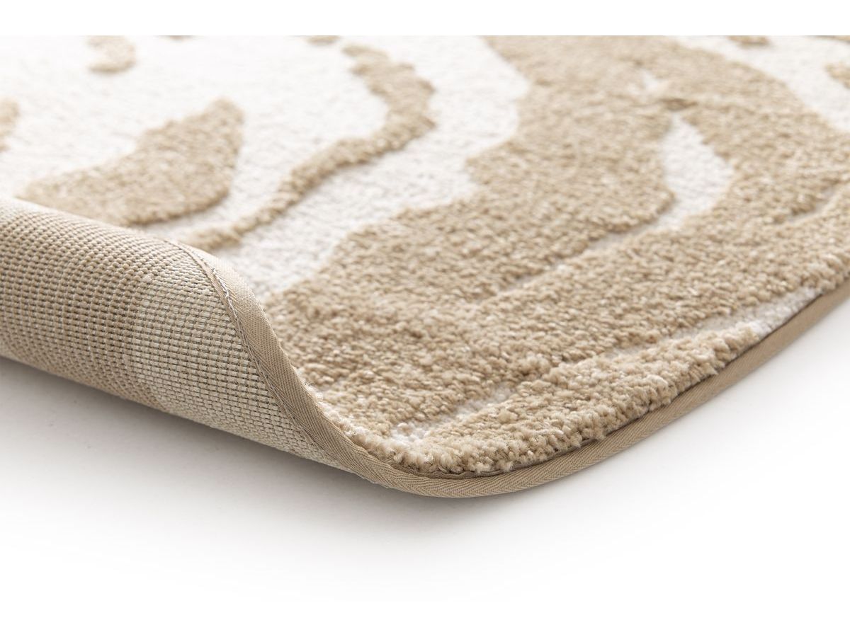 Tapis poils courts ORIAN motif abstrait marron — vue 5